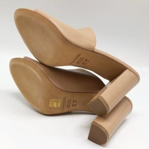 VINCE Hanna Nude High-Heel Sandals  - Picture 7 of 8